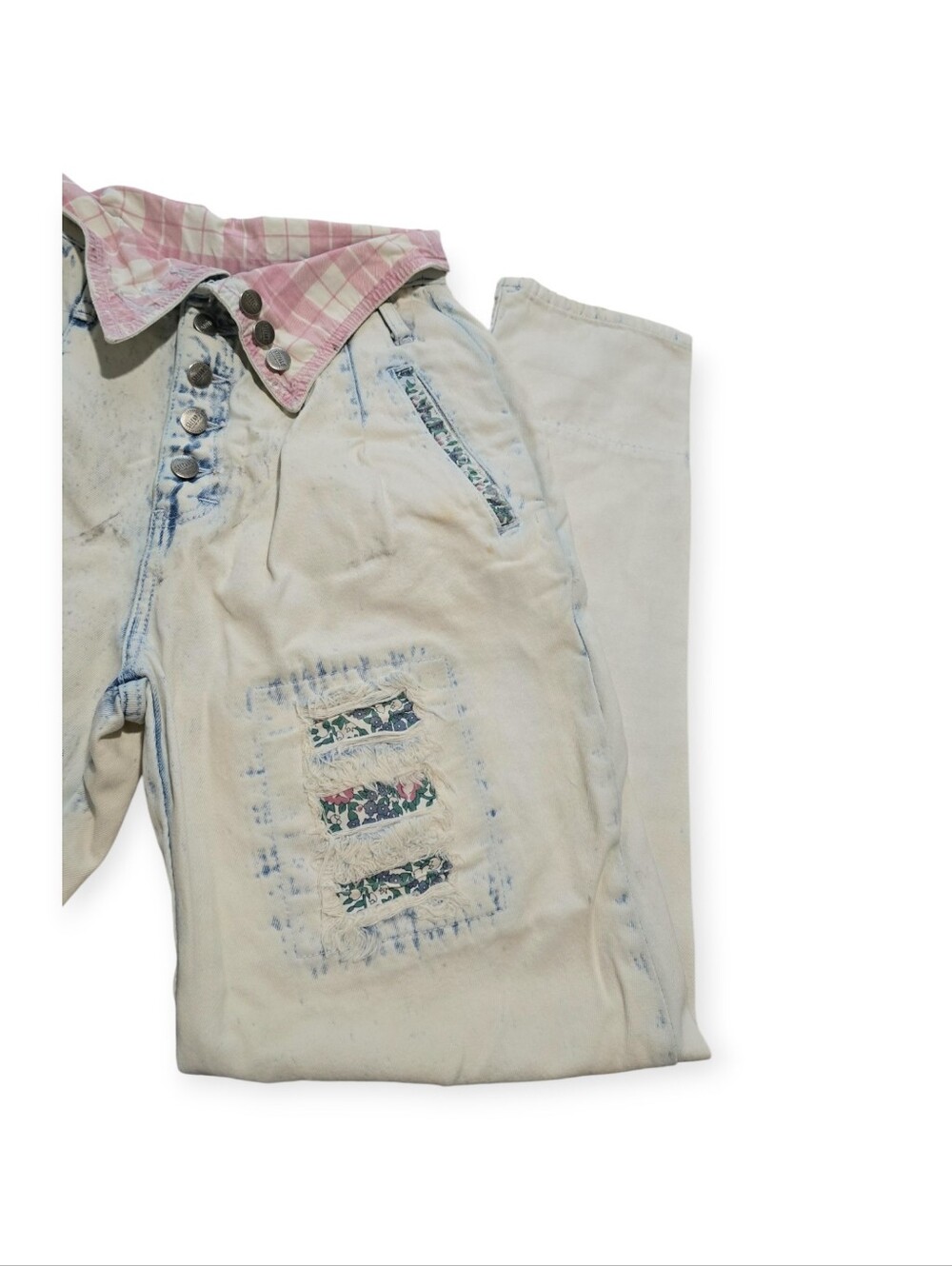 Vtg 80s Steffano Worldwide Acid Wash Jeans - Picture 7 of 10